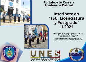 UNES abre inscripciones para formar nuevos agentes policiales