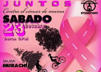 Pedaleando juntos contra el cáncer de mama