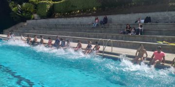 Festival Natación en mes aniversario del Italven