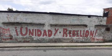 Denuncian detención de dirigente de Bandera Roja por pinta de murales
