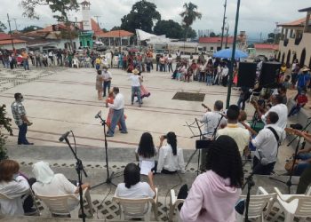 Realizan actos religiosos y culturales donde estaba el antiguo templo de Isnotú