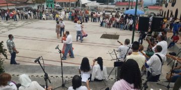 Realizan actos religiosos y culturales donde estaba el antiguo templo de Isnotú