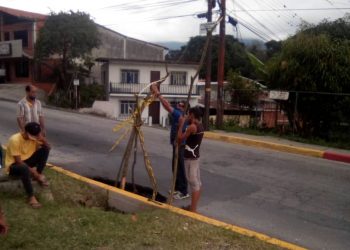 Comunidad de San Isidro reparó un bote de agua tras dos años de espera