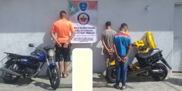 Detenidos banda de roba motos en Valera