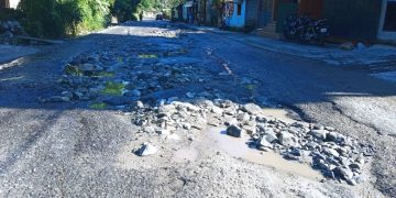 Carretera vía Quebrada de Cuevas en condiciones deplorables