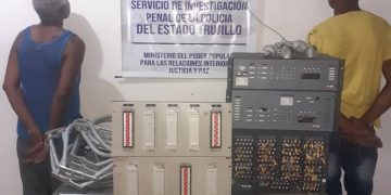 Dos detenidos en robo de equipos de subestación eléctrica Valera 3 en La Arboleda
