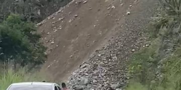 Jajó aislado por derrumbe