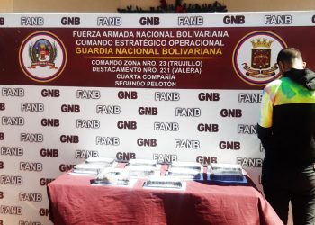 GNB incauta 10 panelas de droga en el Puesto de Atención al Ciudadano La Libertad