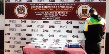 GNB incauta 10 panelas de droga en el Puesto de Atención al Ciudadano La Libertad