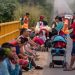 Caravana migrante que avanza por la mexicana Veracruz cada vez más cansada