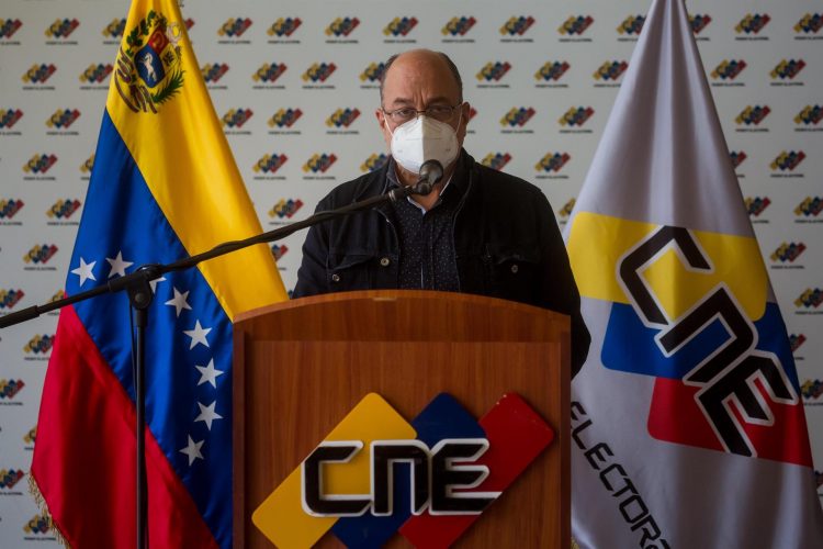 Imagen de archivo del presidente del Consejo Nacional Electoral (CNE) de Venezuela, Pedro Calzadilla. EFE/ Miguel Gutiérrez