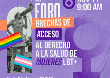 Invitan al Foro «Brechas de acceso al derecho a la salud de mujeres LBT+» en Táchira