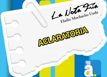 La Nota Fría | ACLARATORIA