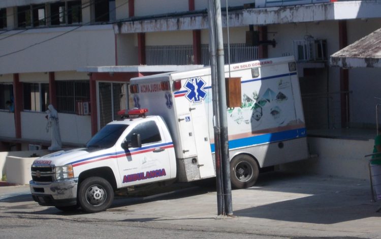 La ambulancia de Betijoque permanece ahora en el Hospital María Aracelis Álvarez.