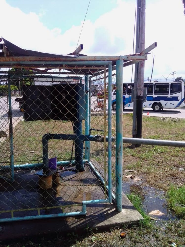 La bomba del pozo comunitario ubicado en el terminal Tatén Díaz, está de nuevo en servicio.