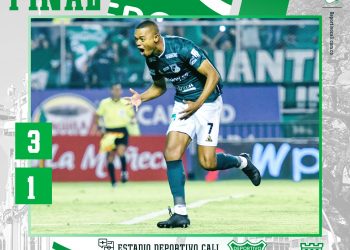 El Cali de Dudamel derrotó 3-1 a Nacional y es más líder del grupo A en los cuadrangulares finales