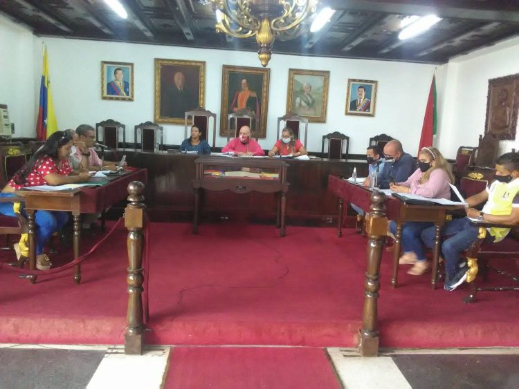 Sesión ordinaria Concejo Municipal de Valera. Foto cortesía de José Rosario Araujo
