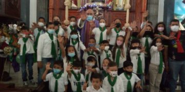 Juramentados en Boconó niños de Infancia Misionera nivel Trigo Verde