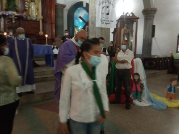 Juramentados en Boconó niños de Infancia Misionera nivel Trigo Verde