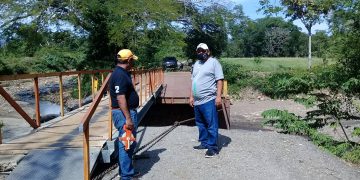 Provisionalmente se reactivó puente en el Paradero