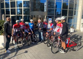 EntreRuedas/ Drone-Androni afina preparación para la Vuelta al Táchira