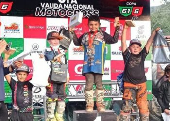 Niño valerano se titula como Campeón Nacional de Motocross