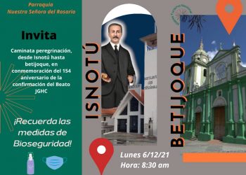 Peregrinación este lunes en conmemoración de los 154 años de la confirmación del Beato Dr. JGH