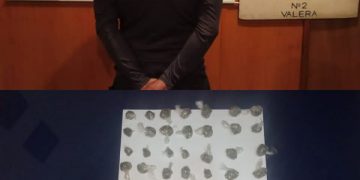 Policía estadal detiene a hombre con drogas en Los Cerrillos