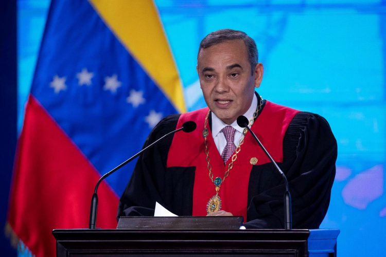 Maikel Moreno, presidente del Tribunal Supremo de Justicia. EFE