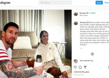 Messi dice que le llevó «más tiempo» del previsto recuperarse del covid