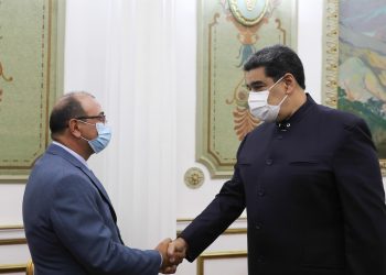 Nicolás Maduro se reúne con el nuevo gobernador de Barinas, Sergio Garrido
