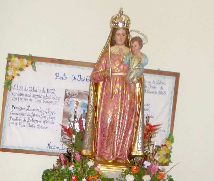 Virgen de Candelaria, la virgen de la Luz.