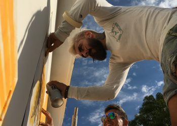 Arlex Campos sueña con “tapizar” a San Cristóbal de murales