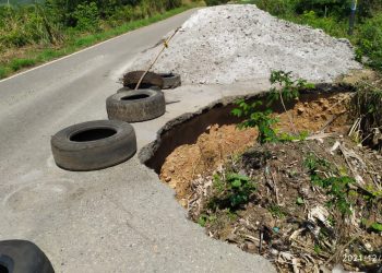 Vías de acceso en Candelaria se encuentran colapsadas