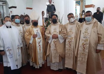 157 aniversario del bautismo del Dr. JGH: Obispo de Trujillo celebró misa y bautizos en Escuque