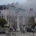 Un incendio se desata en el Parlamento de Sudáfrica