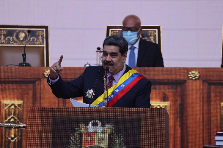 Nicolás Maduro, da su discurso anual EFE/ Miguel Gutiérrez