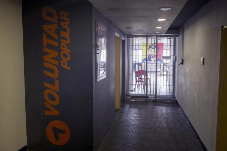 Fotografía que muestra las instalaciones del partido político ""Voluntad Popular"" (VP), en una fotografía de archivo. EFE/ Miguel Gutiérrez