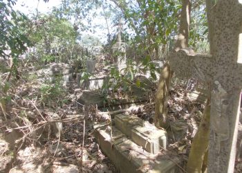 Convertido en montaña parte del Cementerio Municipal de Betijoque