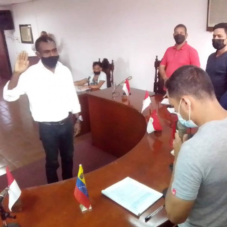  Juramentación del nuevo Sindico Procurador del municipio Rafael Rangel.