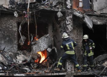 Los soldados rusos entran en Kiev