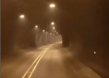 Gobernación de Mérida iluminó del túnel Estanques de la Local 008