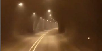 Gobernación de Mérida iluminó del túnel Estanques de la Local 008