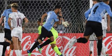 Uruguay le dio un baño a Venezuela y la goleó 4-1 en Montevideo