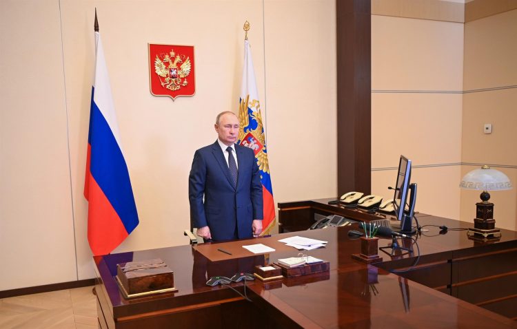 El presidente ruso, Vladimir Putin, en una imagen difundida el pasado jueves. EFE/EPA/ANDREY GORSHKOV / SPUTNIK / KREMLIN POOL