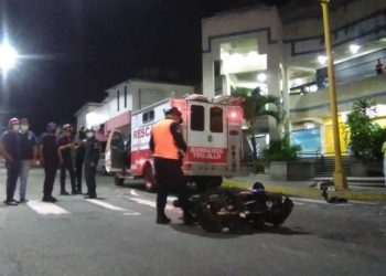 Un policía herido en accidente de tránsito en Valera