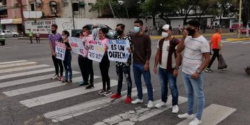 Juventud de VP-Valera protestó para exigir mejoras en los servicios públicos de la ciudad