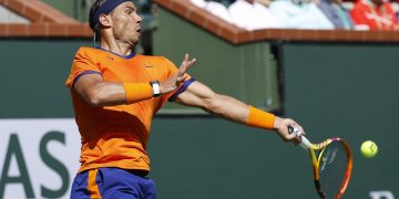 Rafael Nadal alcanza los octavos de Indian Wells tras derrotar a Evans