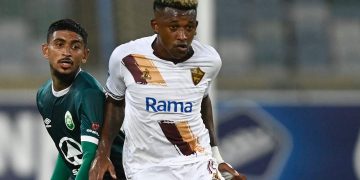 Juan Carlos Ortiz se estrenó como goleador del Stellenbosch en Sudáfrica