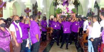 Betijoqueños mantienen tradición de procesión con el Nazareno